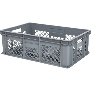 Přepravka na jídlo Plastová přepravka děrovaná, 600 x 400 x 200 mm