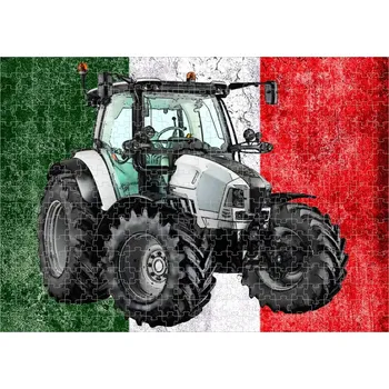 Puzzle Puzzle s traktorem Lamborghini (puzzle traktory)