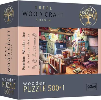 Puzzle TREFL Wood Craft Origin Poklady na půdě 501 dílků