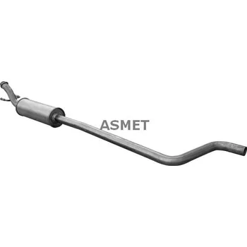 Výfukový systém Střední tlumič výfuku ASMET 09.113