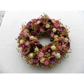 Věnec střapatý lněný věneček