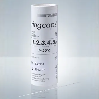 Stojan na zkumavku Hirschmann Laborgeräte Oboustranné kapiláry s objemovou ryskou (Ringcaps) Varianta: 10 µl, (250 ks)