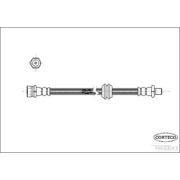 Brzdová hadice Brzdová hadice CORTECO 19033013