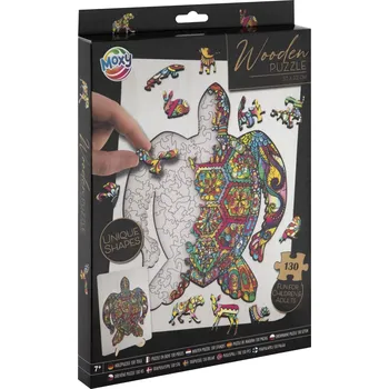 Puzzle MOXY Obrysové Želva 130 dílků