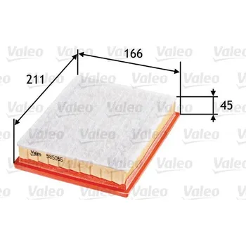 Vzduchový filtr Vzduchový filtr VALEO 585055