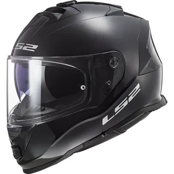 Motodoplněk LS2 FF800 STORM SOLID GLOSS BLACK lesklá černá integrální helma, M