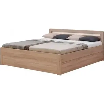 Postel Postel Marika klasik 90x200 cm Bordó (+5%) Buk jádrový