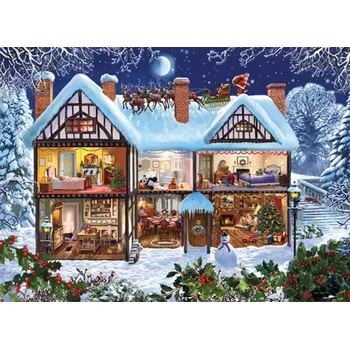 Puzzle Puzzle ANATOLIAN Dům o Vánocích 1000 dílků