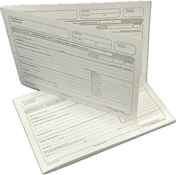 Tiskopis DITIS Průvodní list k RTG vyšetření (list A5)