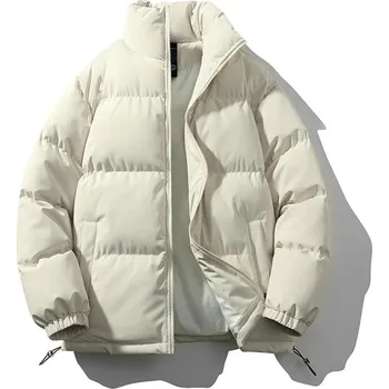 Pánský kabát Pánská zimní bunda ND799 Barva: Béžová, Velikost: 3XL