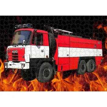 Puzzle Puzzle s hasičským autem 815 6x6 CAS 32 (foto puzzle hasiči)