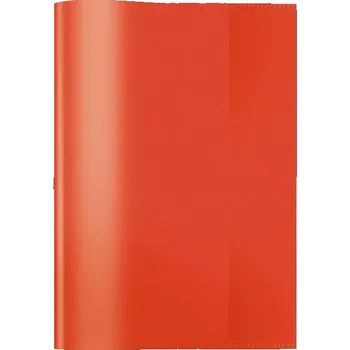 Sešit Červený transparentní obal na sešit A4
