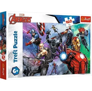 Puzzle TREFL Marvel Hrdinové vždy připraveni 160 dílků