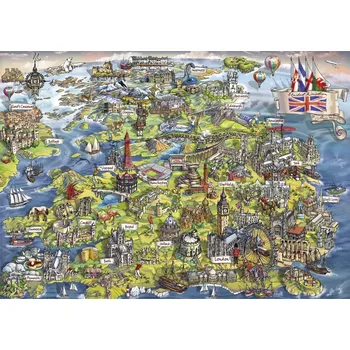 Puzzle GIBSONS Nádherná Británie 1000 dílků