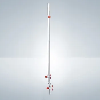 Odměrný válec Hirschmann Laborgeräte Byreta přímá AS, Bang, kohout PTFE Objem: 5 ml