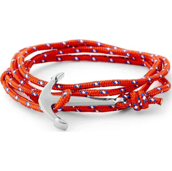 Náramek Červený námořnický náramek Kotva - Tailor Toki