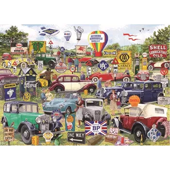 Puzzle Gibsons Puzzle Motoring Memorabilia Rally 1000 dílků