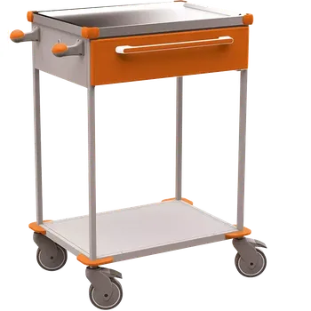 ASSIST 190 vozík zdravotnický, plast ABS, oranžová