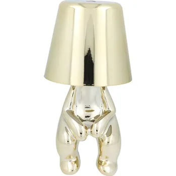 Lampička Stolní noční lampa GOLD MAN Art Deco seat (verze 2) MLTL