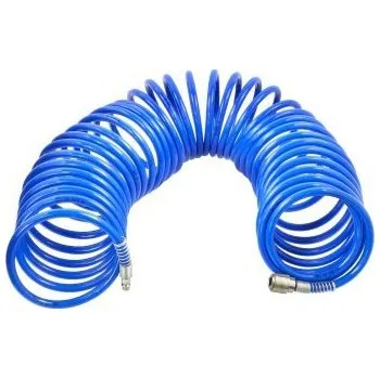 Autodíl Hadice tlaková, spirálová, 8 mm x 12 mm x 15m, 8 bar, s rychlospojkami, koncovky 1/4"