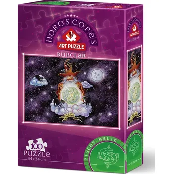 Puzzle ART Znamení zvěrokruhu: Ryby 100 dílků