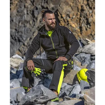 Pánská mikina Mikina ARDON®M003 černo-žlutá XS černá M