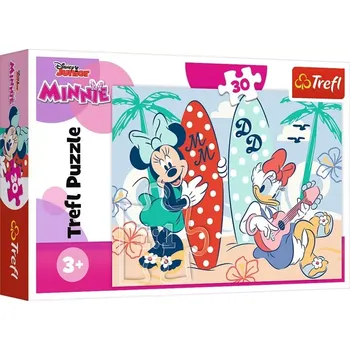 Puzzle TREFL Barevná Minnie 30 dílků