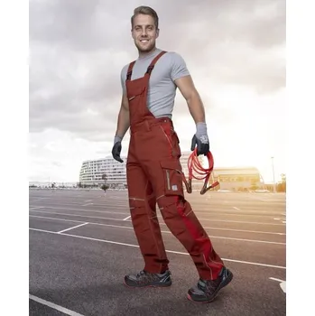 Pánské kalhoty Kalhoty s laclem ARDON®URBAN - Long / červené odstíny / L / L / červená