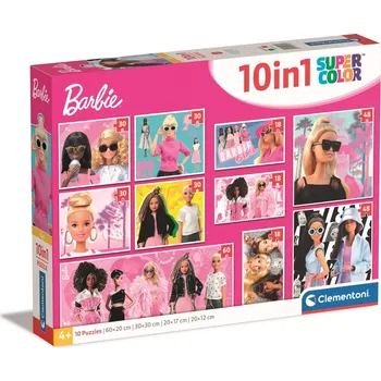 Puzzle CLEMENTONI Puzzle Barbie 10v1 158247