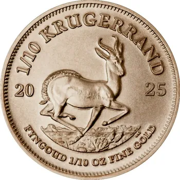 Zlatá investiční mince Krugerrand 1/10 Oz