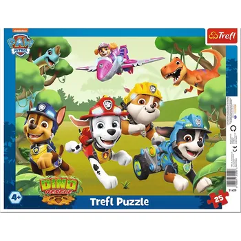 Puzzle TREFL Tlapková patrola Úžasné psí triky 25 dílků
