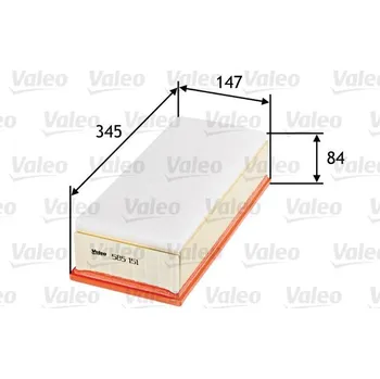 Vzduchový filtr Vzduchový filtr VALEO 585151