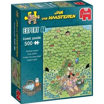 Puzzle JUMBO puzzle Jan van Haasteren Expert 2: Potěšení z pikniku 500 dílků