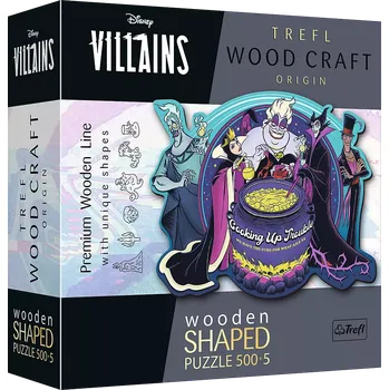 Puzzle TREFL Wood Craft Origin Villains Kujeme pikle 505 dílků