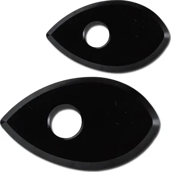 Osvětlení pro motocykl HSM Indy Spacer (záslepka do kapoty pod blinkry), černý, Honda