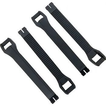 Moto obuv GAERNE pásky komplet (4 ks) pro boty SG-22, dlouhé černé