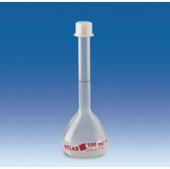 Laboratorní baňka Vitlab Odměrná baňka PMP (třída B) Objem: 50 ml