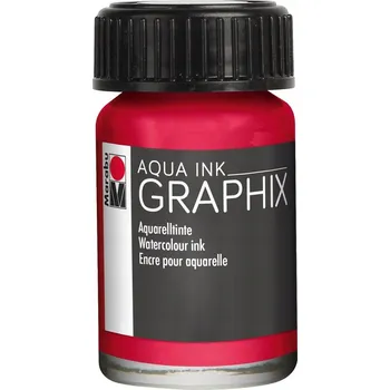 Tuš Marabu 006 červený 15 ml