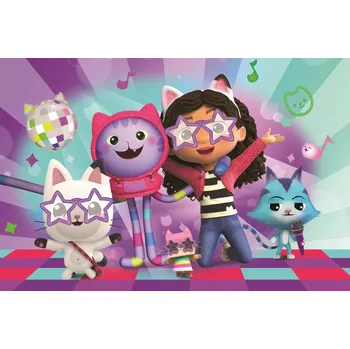 Puzzle TREFL Gábinin kouzelný domek Party 54 dílků