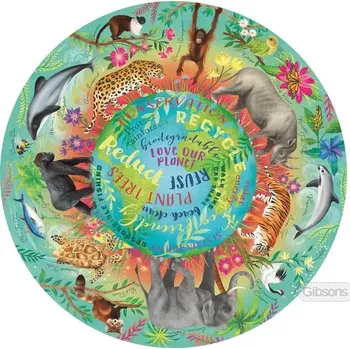 Puzzle Kulaté puzzle planeta b neexistuje, 500 dílků – GIBSONS