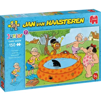 Puzzle Puzzle JUMBO Jan van Haasteren Junior: Žertíky u bazénu 150 dílků