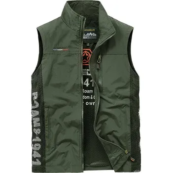 Pánská softshellová bunda Pánská vesta DIMU256 Barva: Zelená, Velikost: M