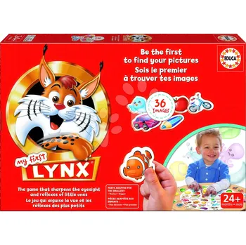 Desková hra Educa My First Lynx – obrázková postřehová hra pro děti (36 karet)