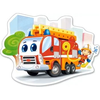 Puzzle Castorland Požární stříkačka 12 dílků