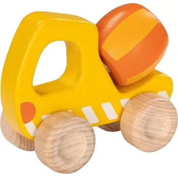 Dřevěná hračka GOKI dřevěné autíčko domíchávač