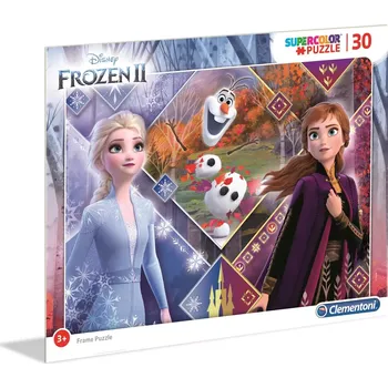 Puzzle Clementoni puzzle Ledové království 2: sestry s Olafem 30 dílků