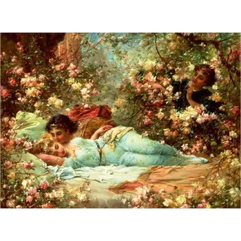 Puzzle ANATOLIAN Růžový altánek 1000 dílků