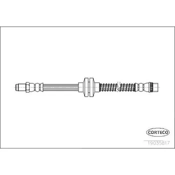 Brzdová hadice Brzdová hadice CORTECO 19035817