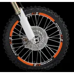 BLACKBIRD sada ochranných nálepek na ráfky barva oranžová (RACING)