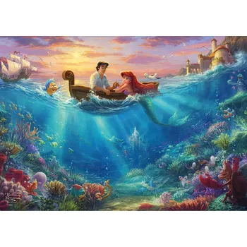 Puzzle SCHMIDT v plechové krabičce Disney: Ariel 500 dílků